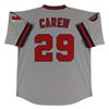 Image 3 : Angels Rod Carew "HOF 91" Signed Grey Mitchell & Ness CC Jersey BAS (BECKETT COA)