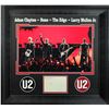 Image 1 : U2 (4) Bono, Edge, Clayton, Mullen Signed & Framed 3.75x5.5 Postcard BAS