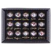 Image 1 : Baseball Legends Set of (15) 24K Gold Plated coin set