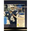 Image 2 : DAK PRESCOTT SIGNED 8X10 FRAMED PHOTO (RA COA)