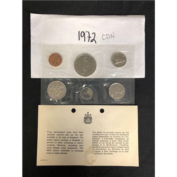 1972 CANADIAN UNCIRCULATED COIN SET