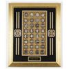 Image 1 : Silver Coins of Las Vegas Casinos 19x23 Custom Framed Display ( .999 fine silver)