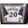 Image 1 : LUIS GONZALEZ SIGNED AND CUSTOM FRAMED JERSEY ( BECKETT COA)