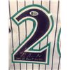 Image 2 : LUIS GONZALEZ SIGNED AND CUSTOM FRAMED JERSEY ( BECKETT COA)