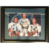 Image 2 : APOLLO 11 ASTRONAUTS CUSTOM FRAMED AND SIGNED PHOTO ( RA COA)