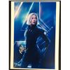 Image 1 : SCARLETT JOHANSEN SIGNED BLACK WIDOW 8 X 10 ( RA COA)