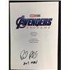 Image 1 : PAUL RUDD SIGNED AVENGERS MOVIE SCRIPT COVER ( RA COA)