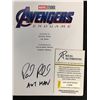 Image 2 : PAUL RUDD SIGNED AVENGERS MOVIE SCRIPT COVER ( RA COA)