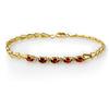 Image 1 : OVERSTOCK CERTIFIED 1.50ctw GARNET BRACELET YELLOW GOLD