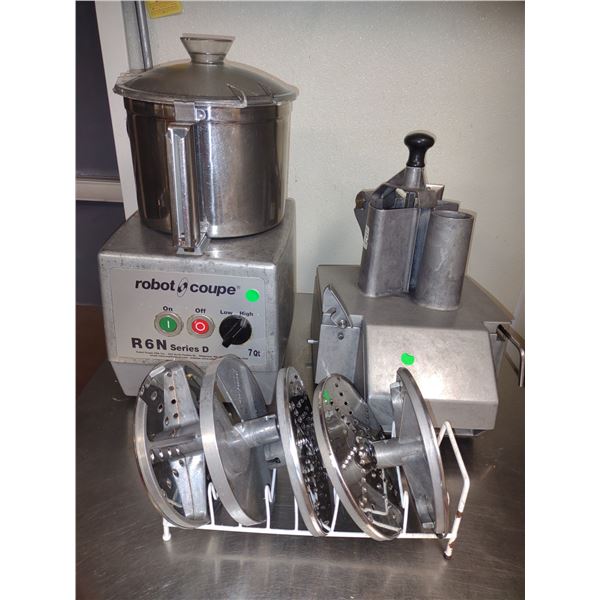 Robot Coupe R6N Series D Food Processor System, Works