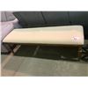 Image 1 : PADDED TOP BENCH APPROX. 60 X 18.5"