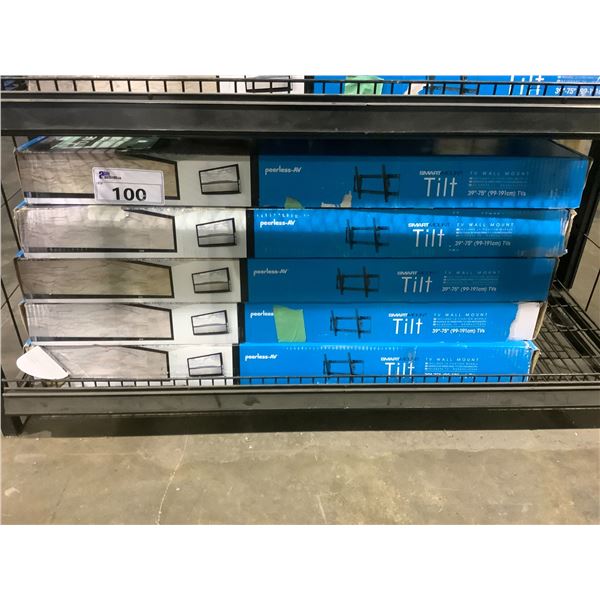 5 PEERLESS-AV SMARTMOUNT TILT TV WALL MOUNTS 39-75"