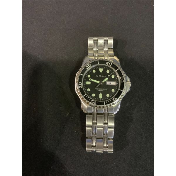 MEN'S ST. MORTIZ PROFESSIONAL WRIST WATCH