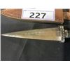 Image 2 : DAMASCUS KNIFE WITH SHEATH (BLADE RUSTED)