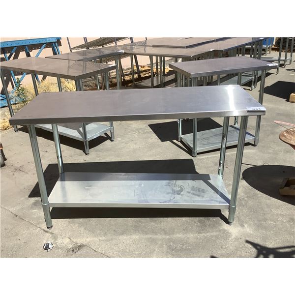 STAINLESS STEEL ULINE TABLE 60 X 24