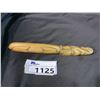 Image 3 : HAND CARVED FIRST NATIONS EAGLE DRUM STICK BY GLEN EDWARDS 1986