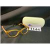 Image 2 : NEW WITH CASE SOFT ORANGE FRAME BALENCIAGA GLASSES