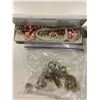 Image 2 : SEAHORSE PIN, BEADED NECKLACES & BRACELET, ASSORTED PINS & NECKLACES, ETC