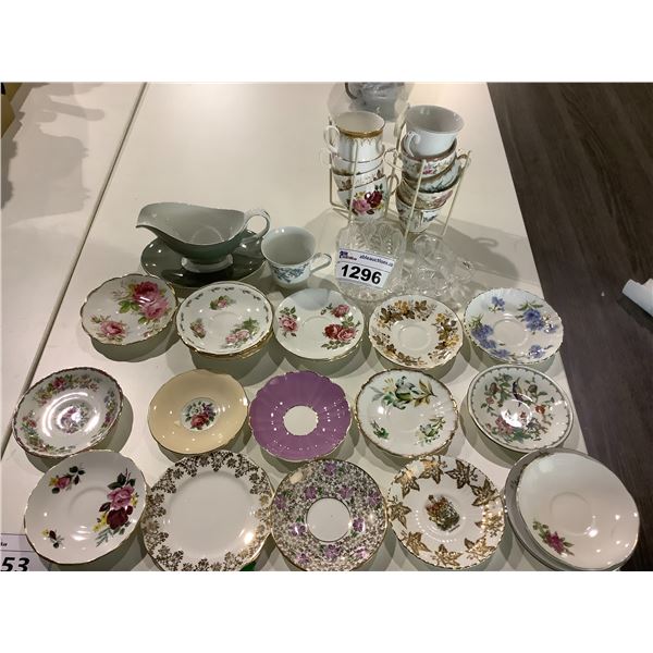 ASSORTED CHINAWARE & CRYSTAL WARE