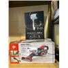Image 1 : 2 DIRT DEVIL UPRIGHT POWER PLUS HAND VAC CONVIVENCE SCORPION PLUS AND REMINGTON AIR 3D HAIR DRYER