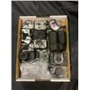 Image 2 : TRAY OF ASSORTED CAMERAS AND SET DEC ITEMS