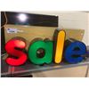 Image 1 : SALE LIGHT UP SIGN