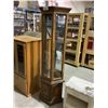 Image 1 : CHINA CABINET WITH GLASS SHELVES 20.5" X 6FT