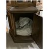 Image 2 : CHINA CABINET WITH GLASS SHELVES 20.5" X 6FT