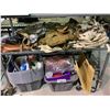 Image 1 : 2 4 WHEEL DOLLIES, LARGE QUANTITY OF BAGS, LAUNDRY HAMPERS AND MORE