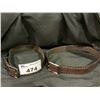 Image 1 : PAIR OF MENS JOHN VARVATOS LEATHER BELTS