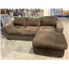 Image 1 : CORDUROY SECTIONAL SOFA