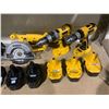 Image 2 : DEWALT CORDLESS DRILLS, SAW, BATTERIES & CHARGERS