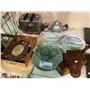 Image 2 : ASSORTED GLASSWARE, KITCHENWARE, 2 HOLSTERS, MISC