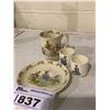 Image 1 : 2 BUNNYKINS EGG CUPS AND CUP AND SAUCER SIGNED BY CREATOR BARBARA VERNON
