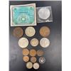 Image 1 : CANADA, USA AND ASSORTED CURRENCY (INCLUDING SOME SILVER)