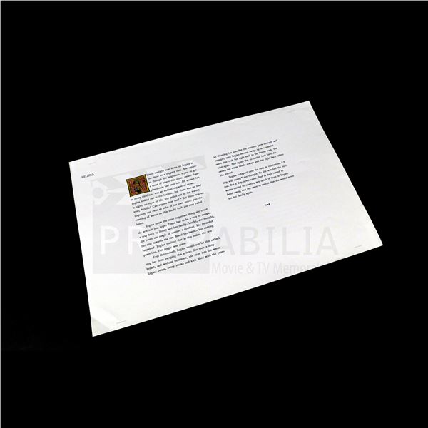 Once Upon a Time - Regina Storybook Page Prop (3268)