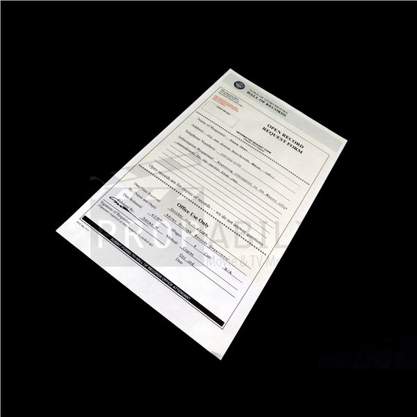 Once Upon a Time - Emma Swan's Request Form Prop (4956)