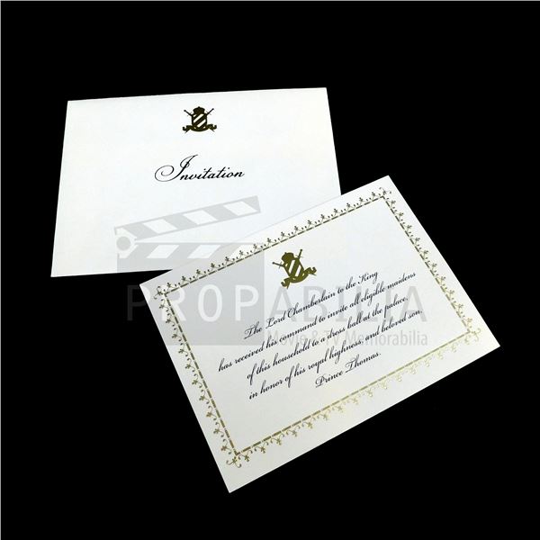 Once Upon a Time - Royal Ball Invitation S06E03 Prop (1191)