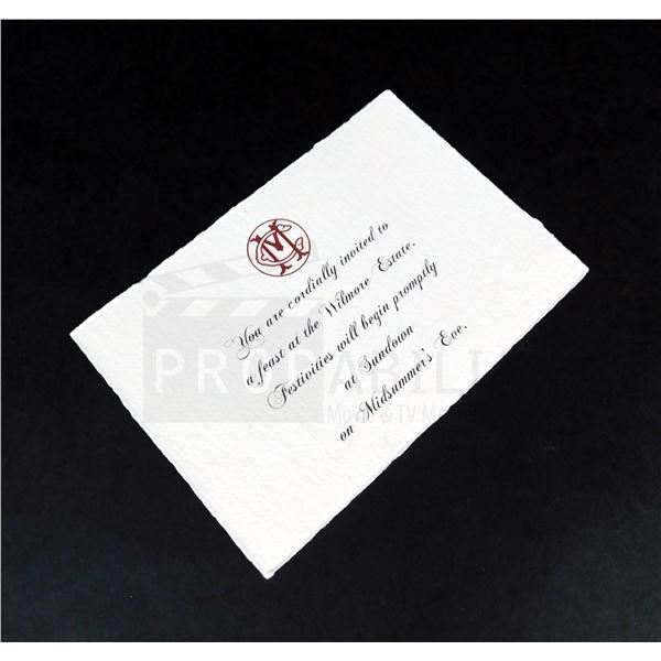 Once Upon a Time - Count of Monte Cristo Feast Invitation Prop (S06E02) (1898)