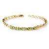 Image 1 : ACA CERTIFIED 1.0ct PERIDOT LADIES BRACELET YELLOW GOLD