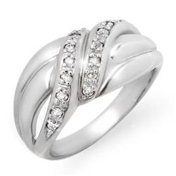 CERTIFIED 1/4ct DIAMOND ANNIVERSARY RING WHITE GOLD