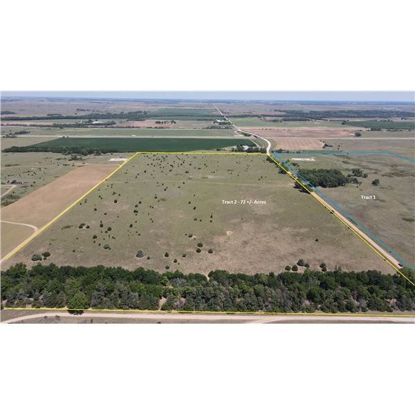 Tract 2 - 72.21 +/- Acres Pasture Land