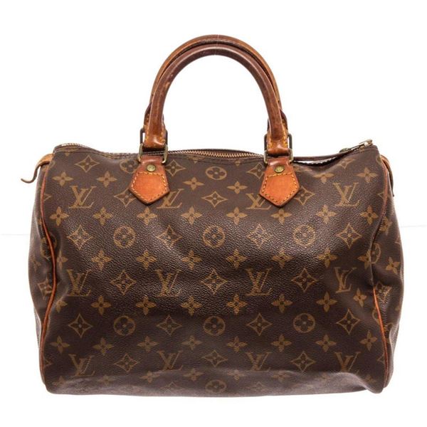 Louis Vuitton Brown Speedy 30cm Satchel Bag