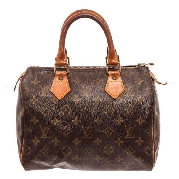 Louis Vuitton Brown Monogram Speedy 25cm Satchel Bag