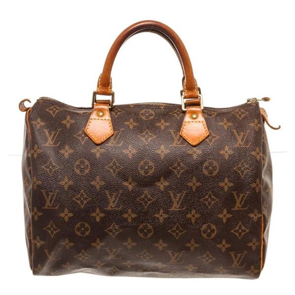 Louis Vuitton Brown Speedy 30cm Satchel Bag