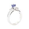 Image 4 : 1.88 ctw Sapphire And Diamond Ring - 14KT White Gold