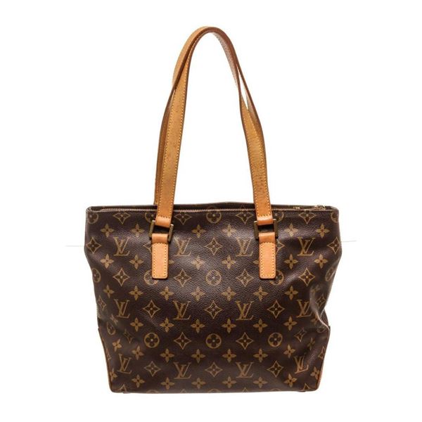 Louis Vuitton Brown Cabas Piano Shoulder Bag