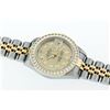 Image 5 : Rolex Ladies 2 Tone 18K Champagne Diamond Datejust Wristwatch With Rolex Box
