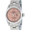 Image 1 : Rolex Ladies Stainless Steel Salmon Dial 26MM Oyster Band Datejust Wristwatch