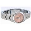 Image 3 : Rolex Ladies Stainless Steel Salmon Dial 26MM Oyster Band Datejust Wristwatch